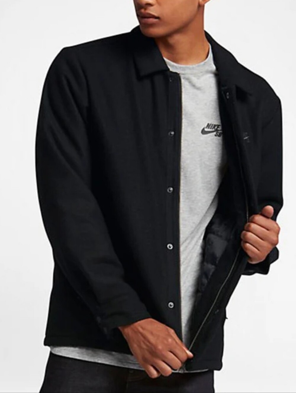 Nike Men's Warm Wool Blend Casual Jacket